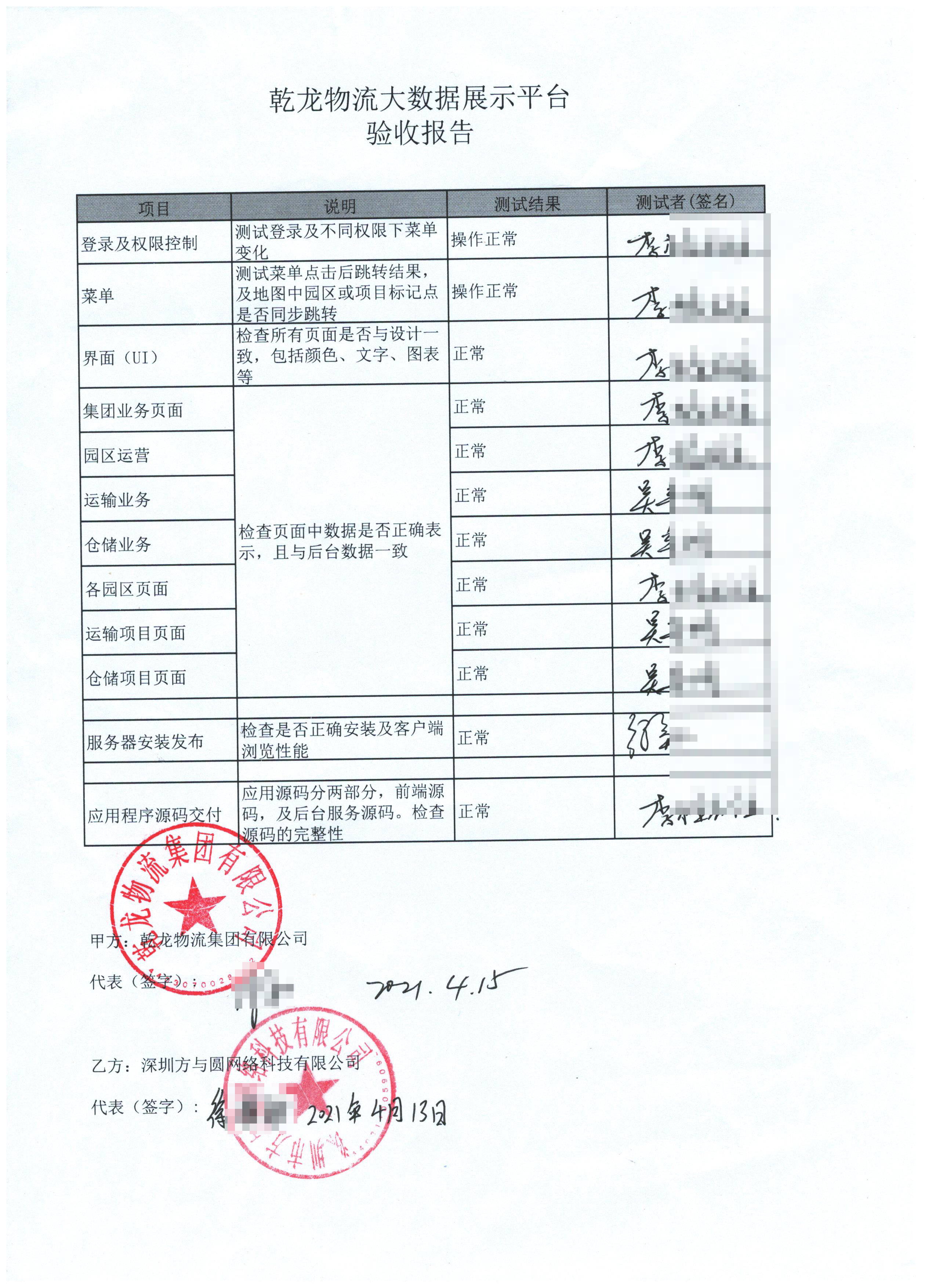 客户验收报告(图1) 客户验收报告(图1)